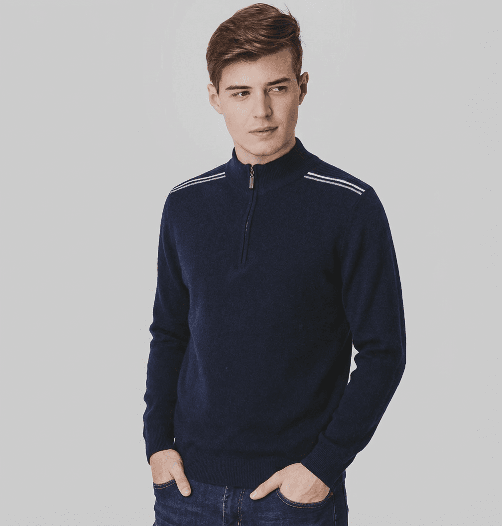 Langford Cashmere Sweater™ The Fitzrovia Quarter - Zip - Langford Maison