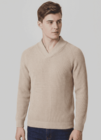 Langford Cashmere Sweater™ The Knightsbridge Shawl - Neck - Langford Maison