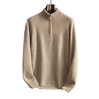 Langford Cashmere Sweater™ The Mayfair Half - Zip - Langford Maison