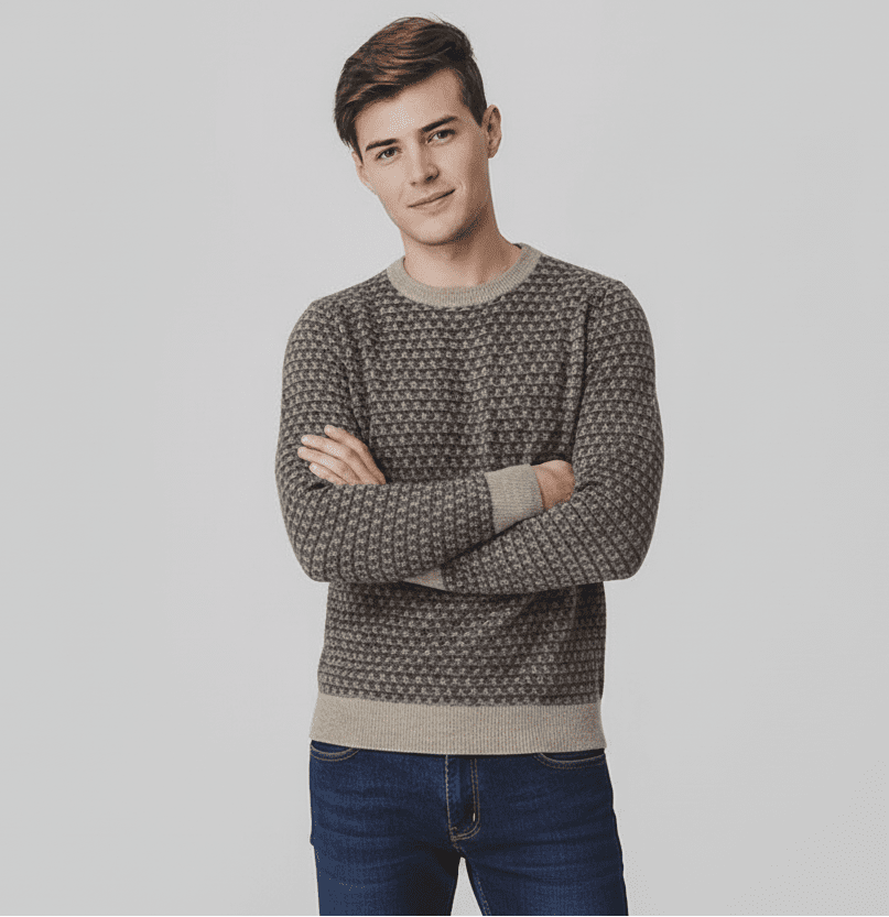 Langford Cashmere Sweater™ The Paddington Micro - Pattern - Langford Maison
