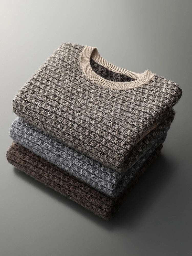 Langford Cashmere Sweater™ The Paddington Micro - Pattern - Langford Maison