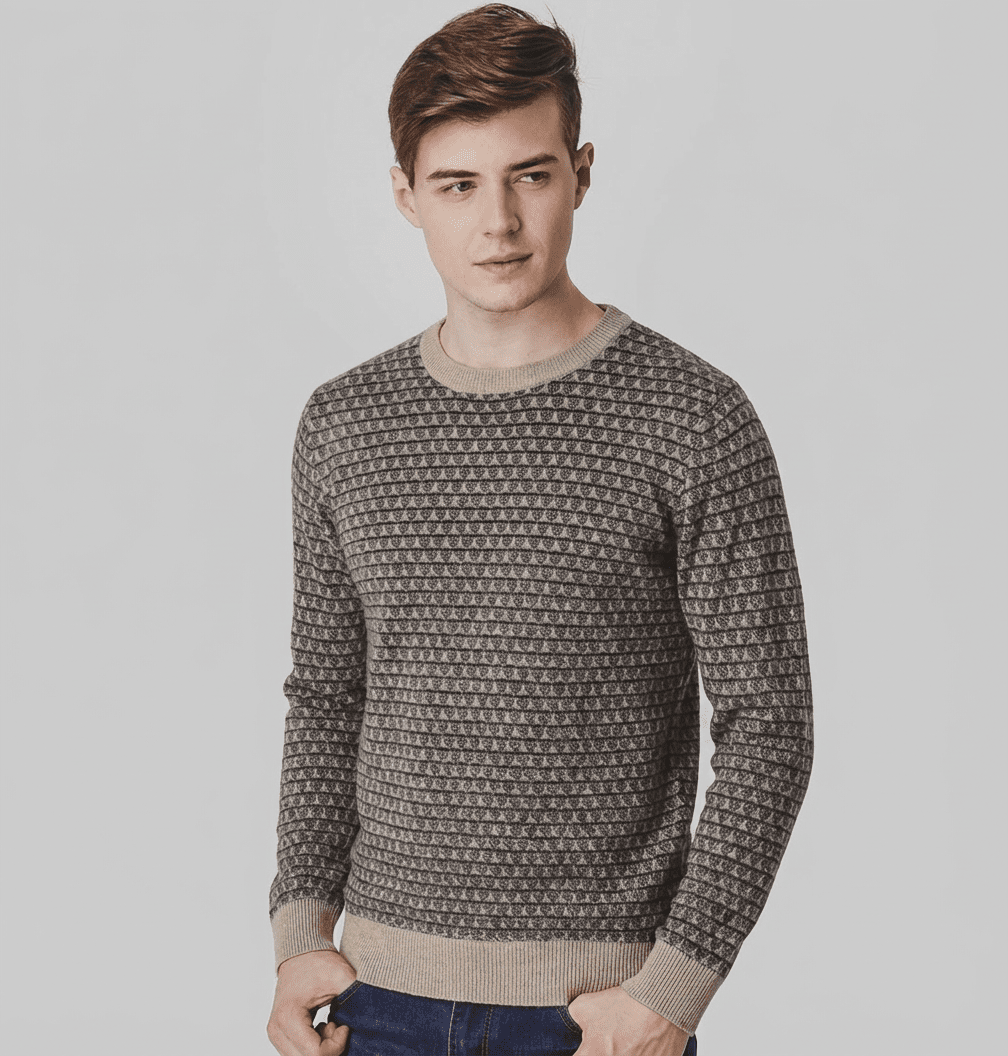 Langford Cashmere Sweater™ The Paddington Micro - Pattern - Langford Maison
