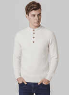 Langford Cashmere Sweater™ The Sloane Square Henley - Langford Maison