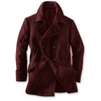 Langford Coat™ Aldwych Herringbone Peacoat - Langford Maison