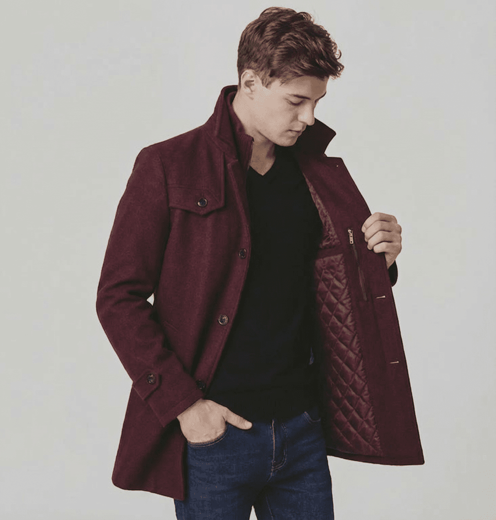 Langford Coat™ Quilted Wool - Langford Maison