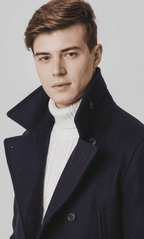 Langford Coat™ Regent Long Melton Overcoat - Langford Maison