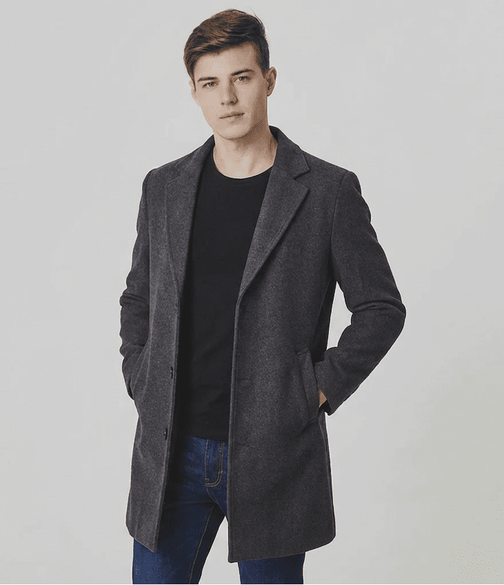 Langford Coat™ Tailored Wool Overcoat - Langford Maison