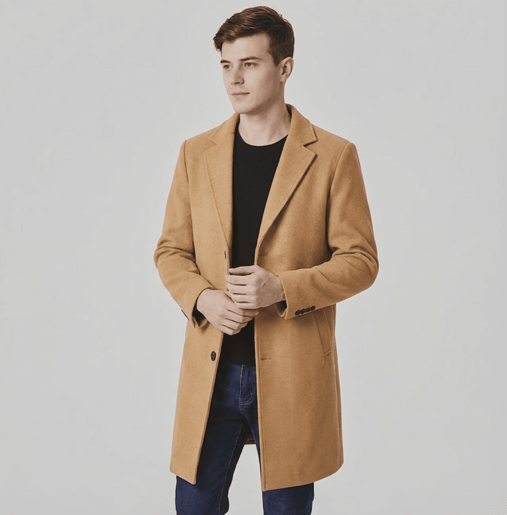 Langford Coat™ Tailored Wool Overcoat - Langford Maison