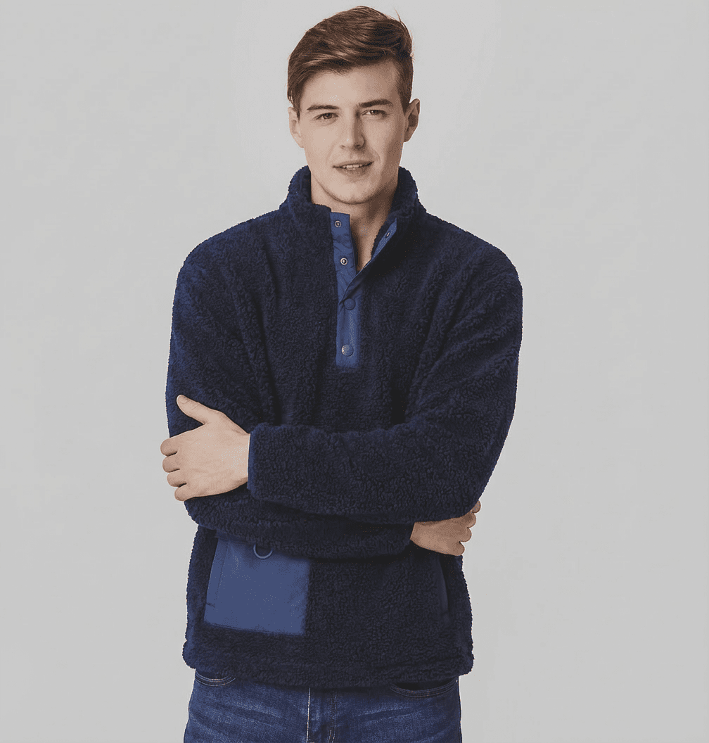 Langford Fleece™ Snowdon Sherpa Pop‑Over - Langford Maison