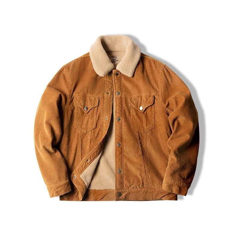 Langford Jacket™ Brixton Sherpa - Cord Trucker - Langford Maison