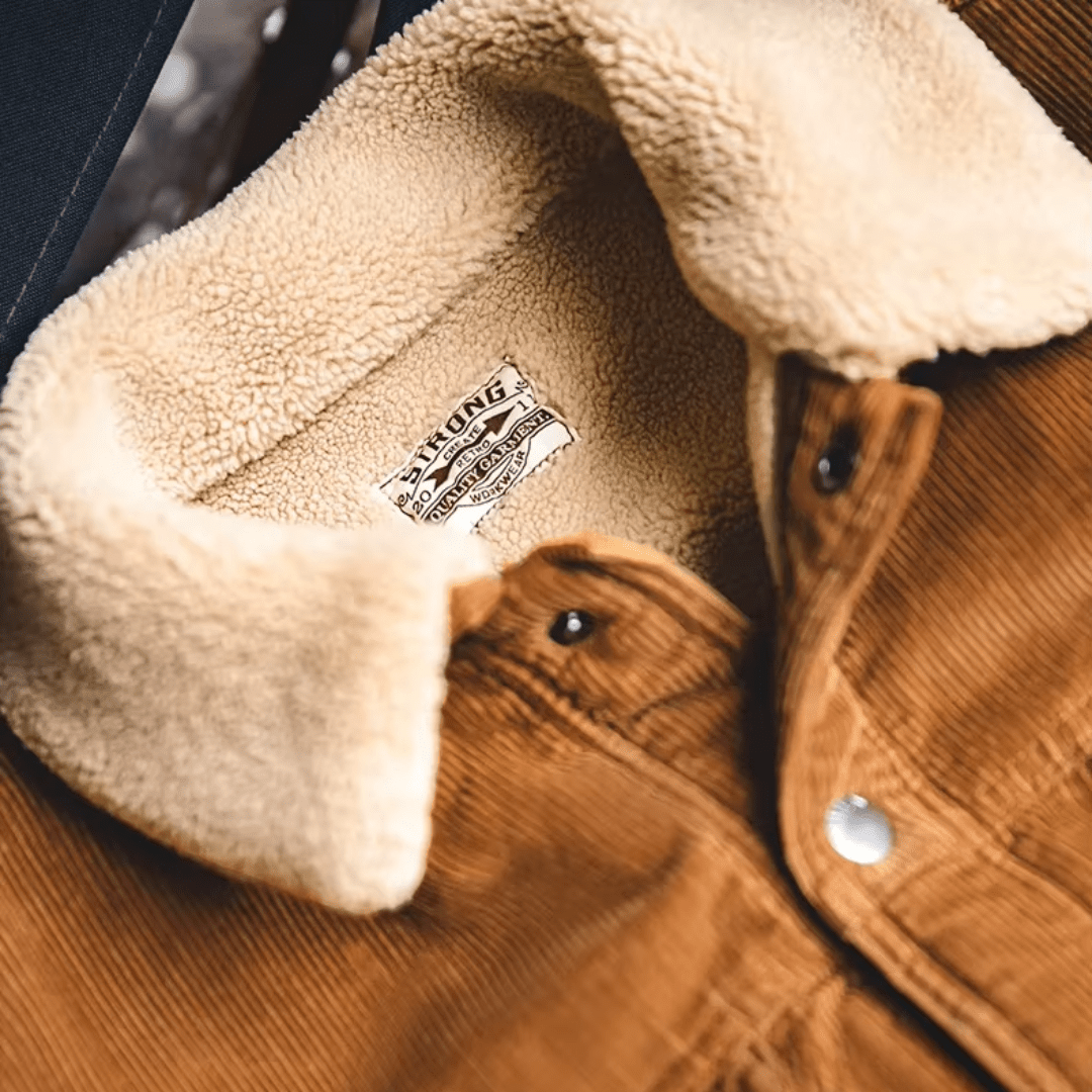 Langford Jacket™ Brixton Sherpa - Cord Trucker - Langford Maison