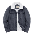 Langford Jacket™ Corduroy Sherpa Trucker - Langford Maison