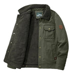 Langford Jacket™ Sand Sherpa Trucker - Langford Maison