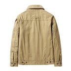 Langford Jacket™ Sand Sherpa Trucker - Langford Maison