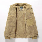 Langford Jacket™ Sand Sherpa Trucker - Langford Maison