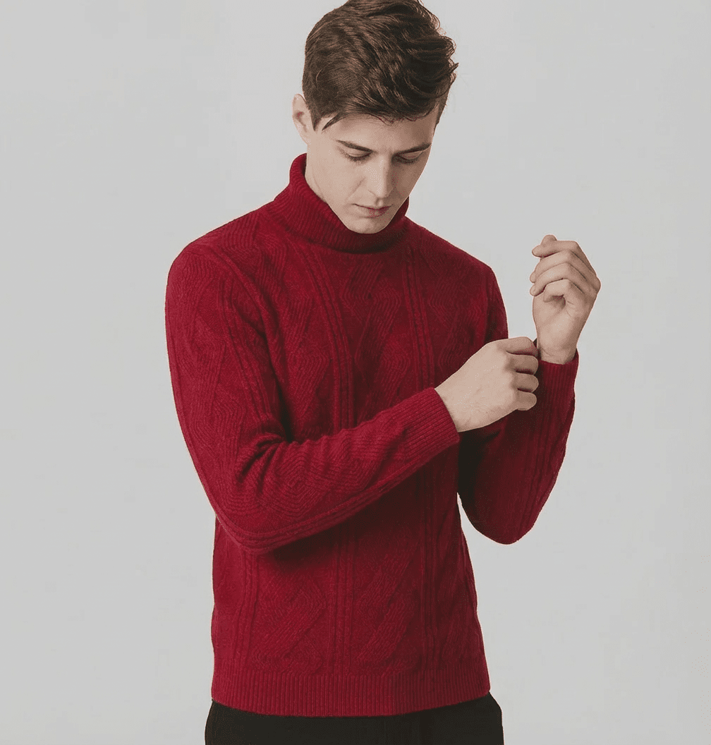 Langford Merino Sweater™ The Bloomsbury Roll - Neck - Langford Maison