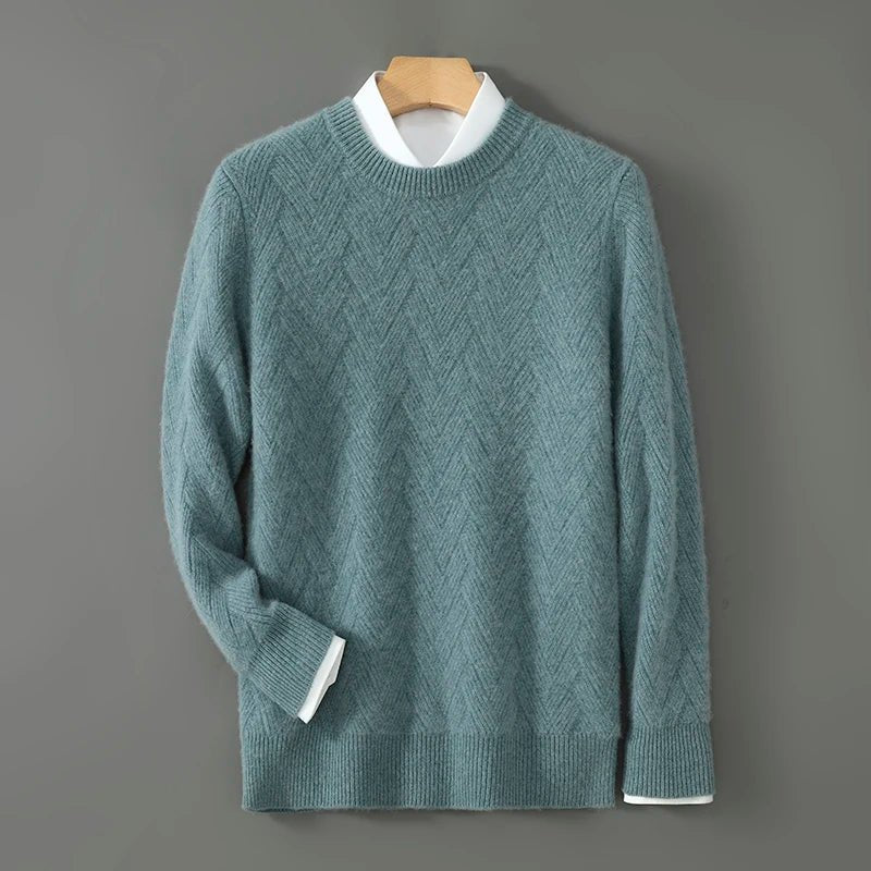 Langford Merino Sweater™ The Kensington Argyle - Langford Maison