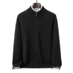 Langford Merino Sweater™ The Kensington Zip - Through - Langford Maison