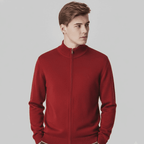 Langford Merino Sweater™ The Kensington Zip - Through - Langford Maison
