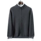 Langford Merino Sweater™ The Kensington Zip - Through - Langford Maison