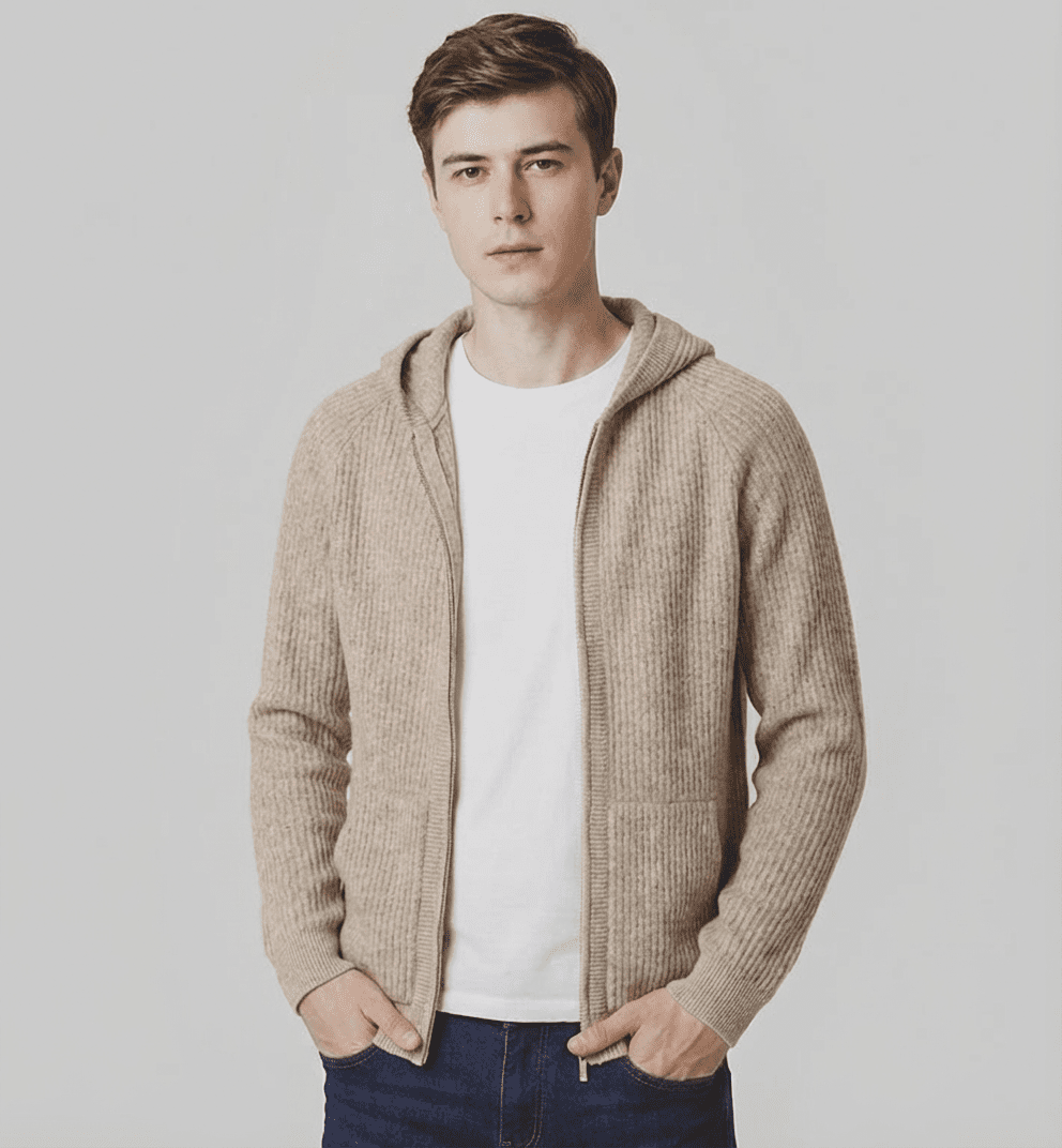 Langford Merino Sweater™ The Oxford Hood - Langford Maison