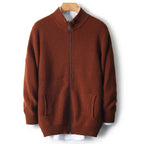Langford Merino Sweater™ The Piccadilly Zip - Through - Langford Maison