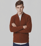 Langford Merino Sweater™ The Piccadilly Zip - Through - Langford Maison