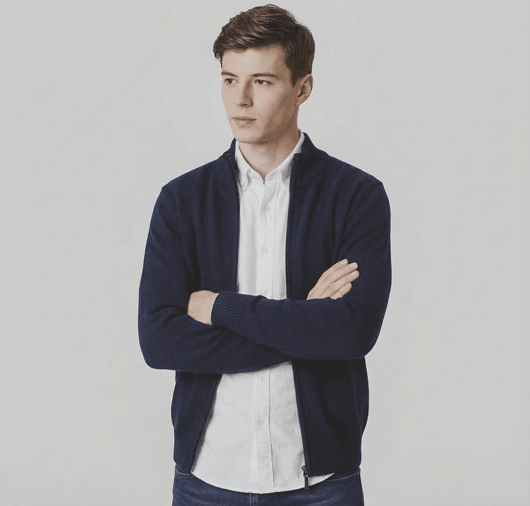 Langford Merino Sweater™ The Regents Polo - Zip - Langford Maison