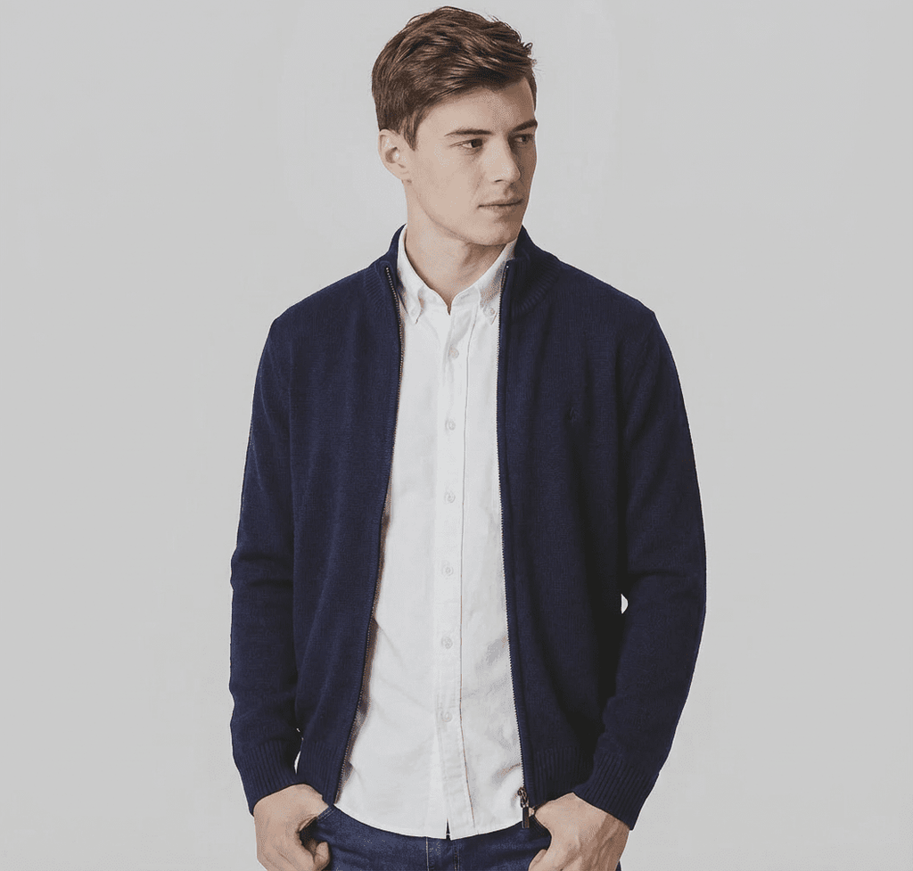 Langford Merino Sweater™ The Regents Polo - Zip - Langford Maison
