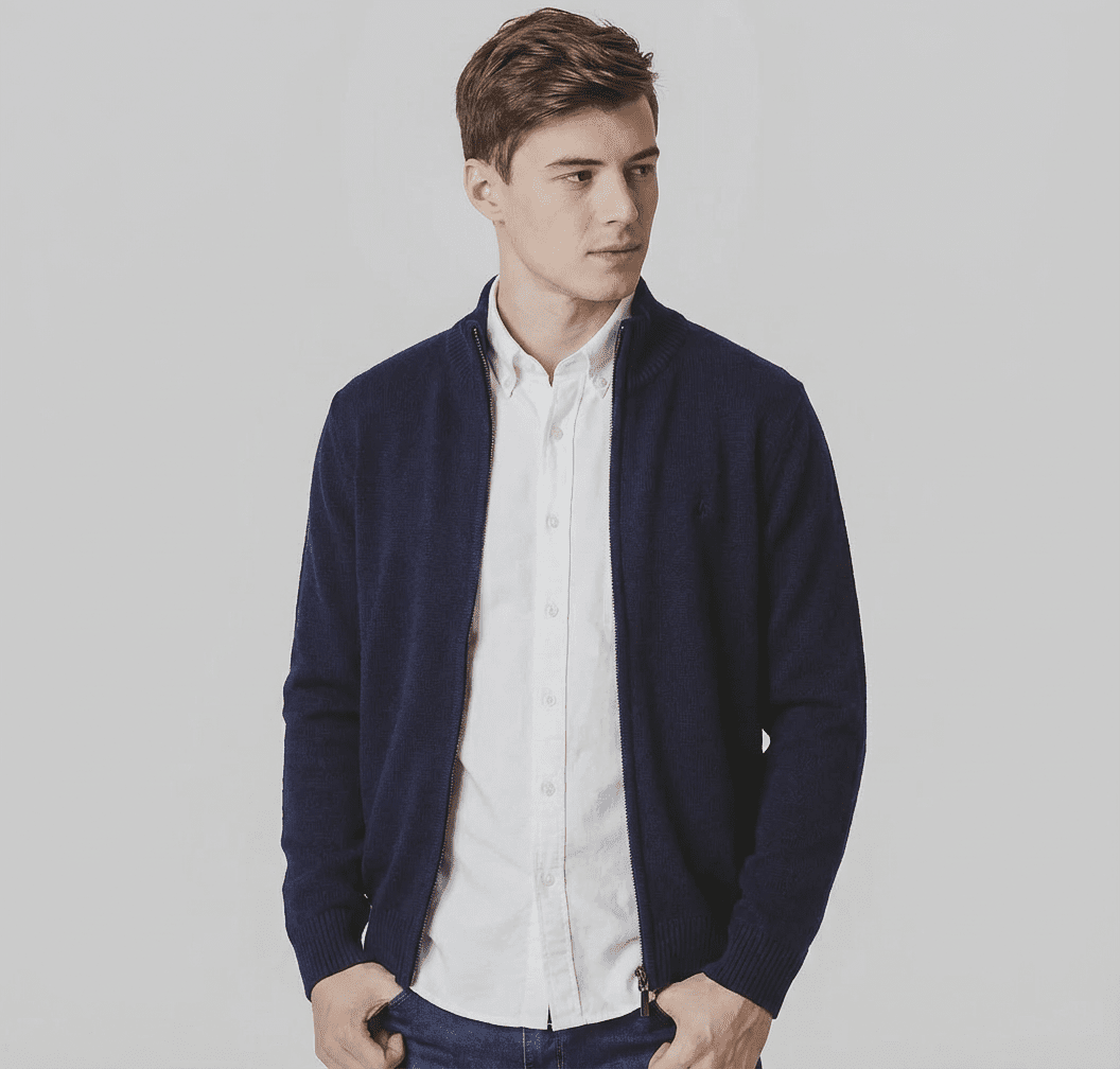 Langford Merino Sweater™ The Regents Polo - Zip - Langford Maison