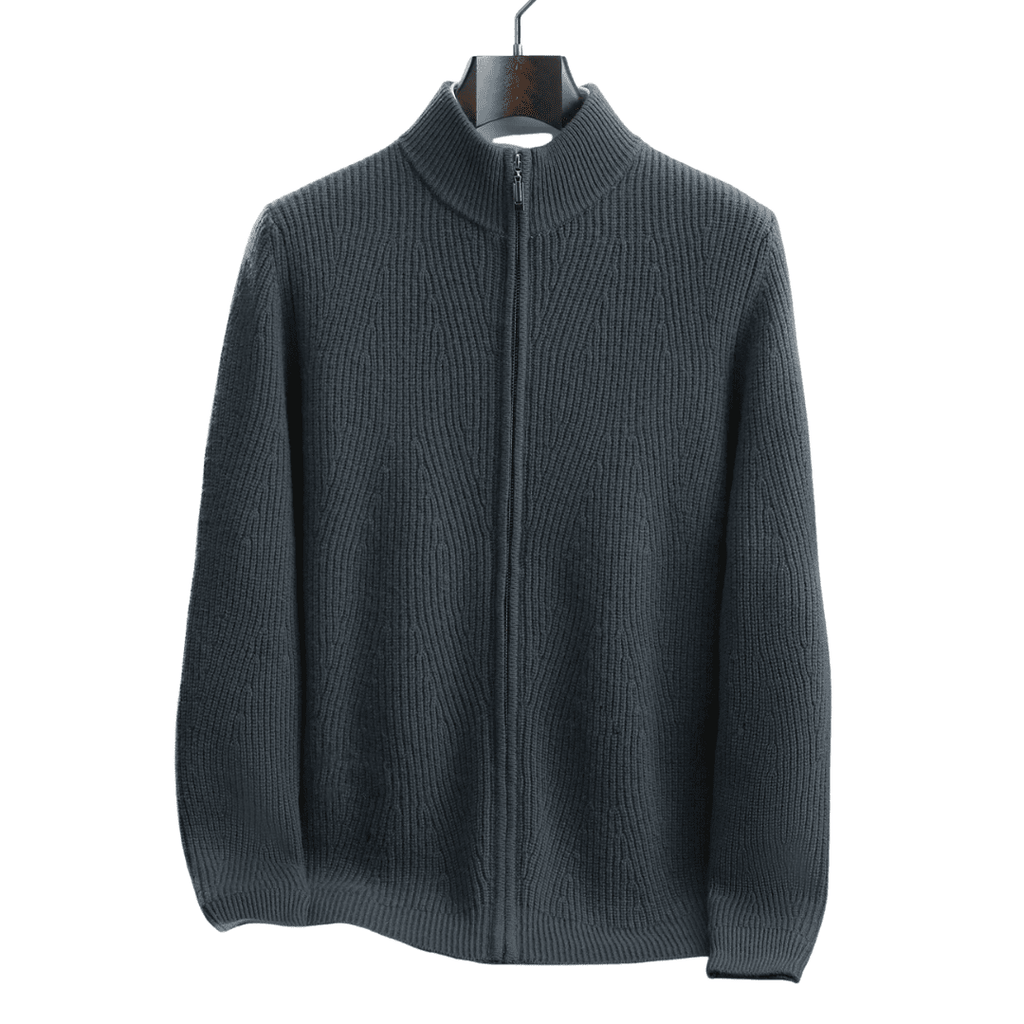 Langford Merino Sweater™ The Savile Zip - Neck - Langford Maison