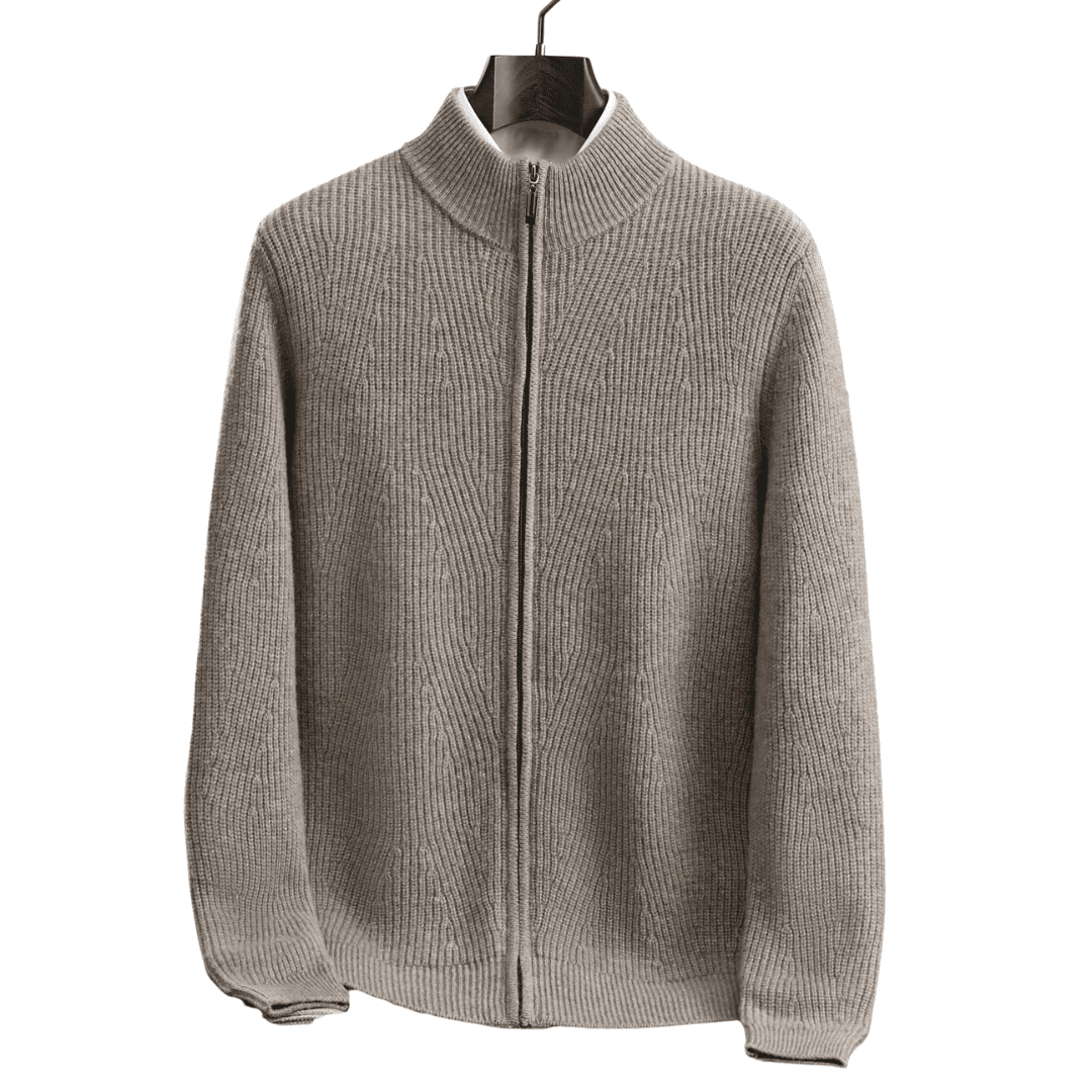 Langford Merino Sweater™ The Savile Zip - Neck - Langford Maison