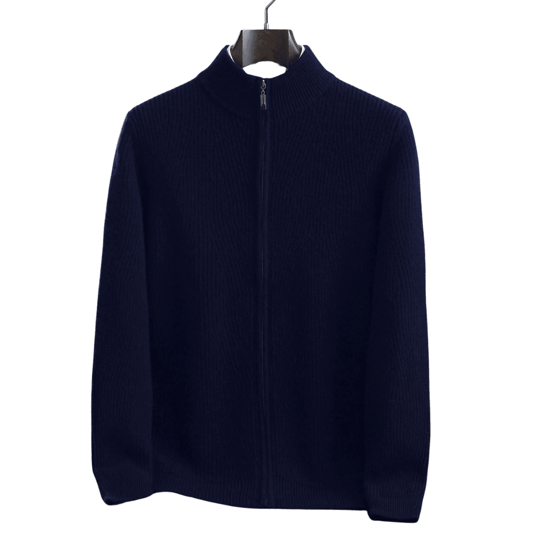 Langford Merino Sweater™ The Savile Zip - Neck - Langford Maison