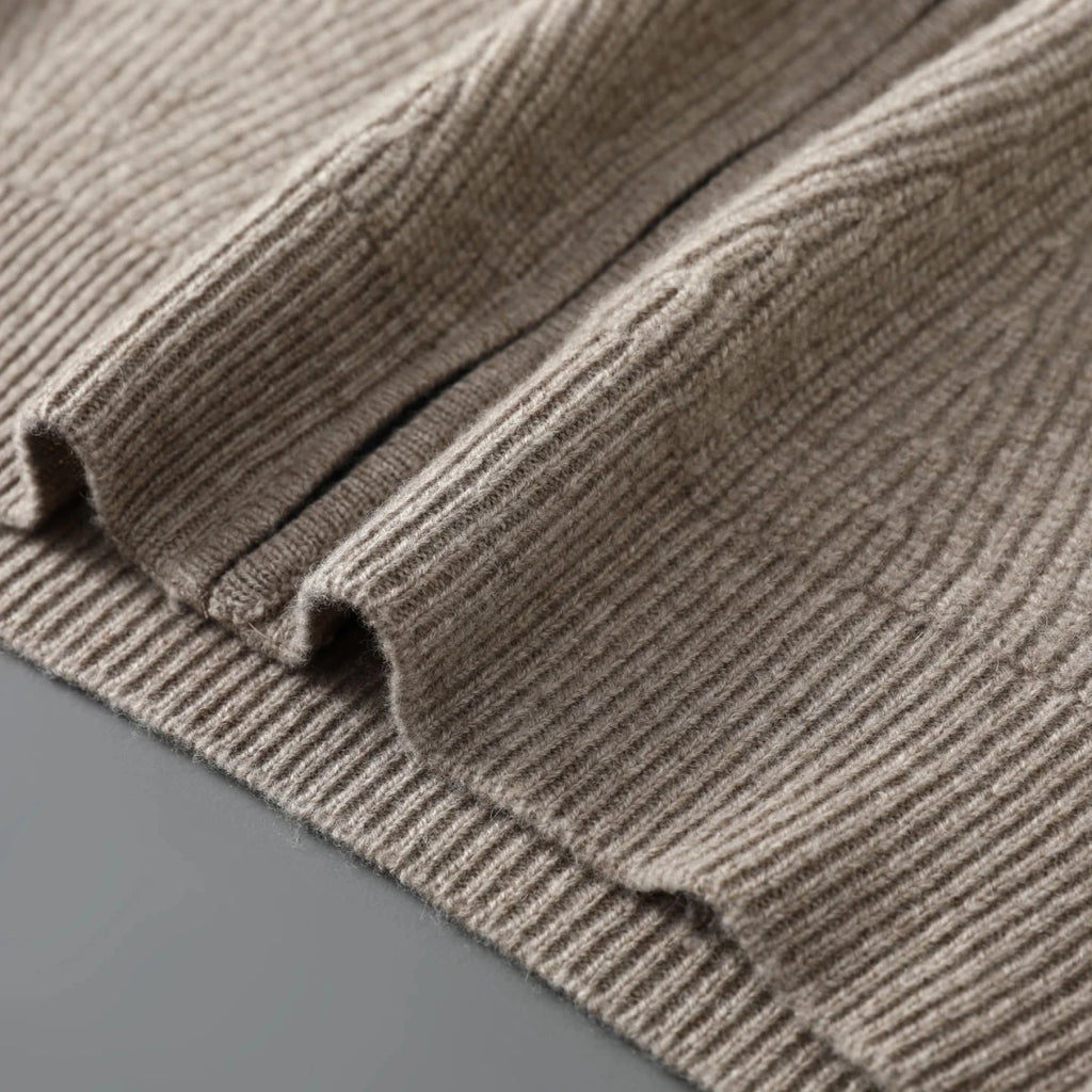 Langford Merino Sweater™ The Savile Zip - Neck - Langford Maison