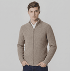 Langford Merino Sweater™ The Savile Zip - Neck - Langford Maison