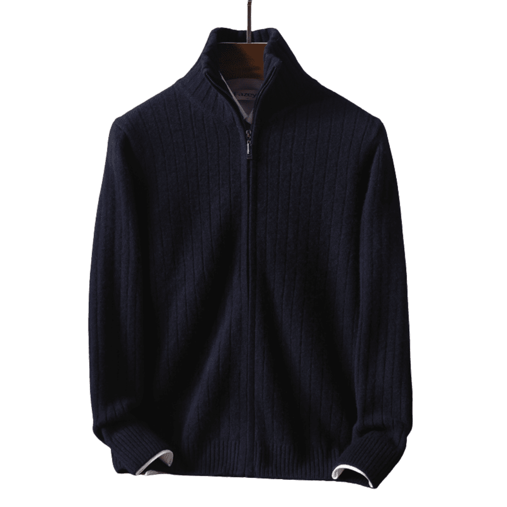 Langford Merino Sweater™ The Westminster Full - Zip - Langford Maison
