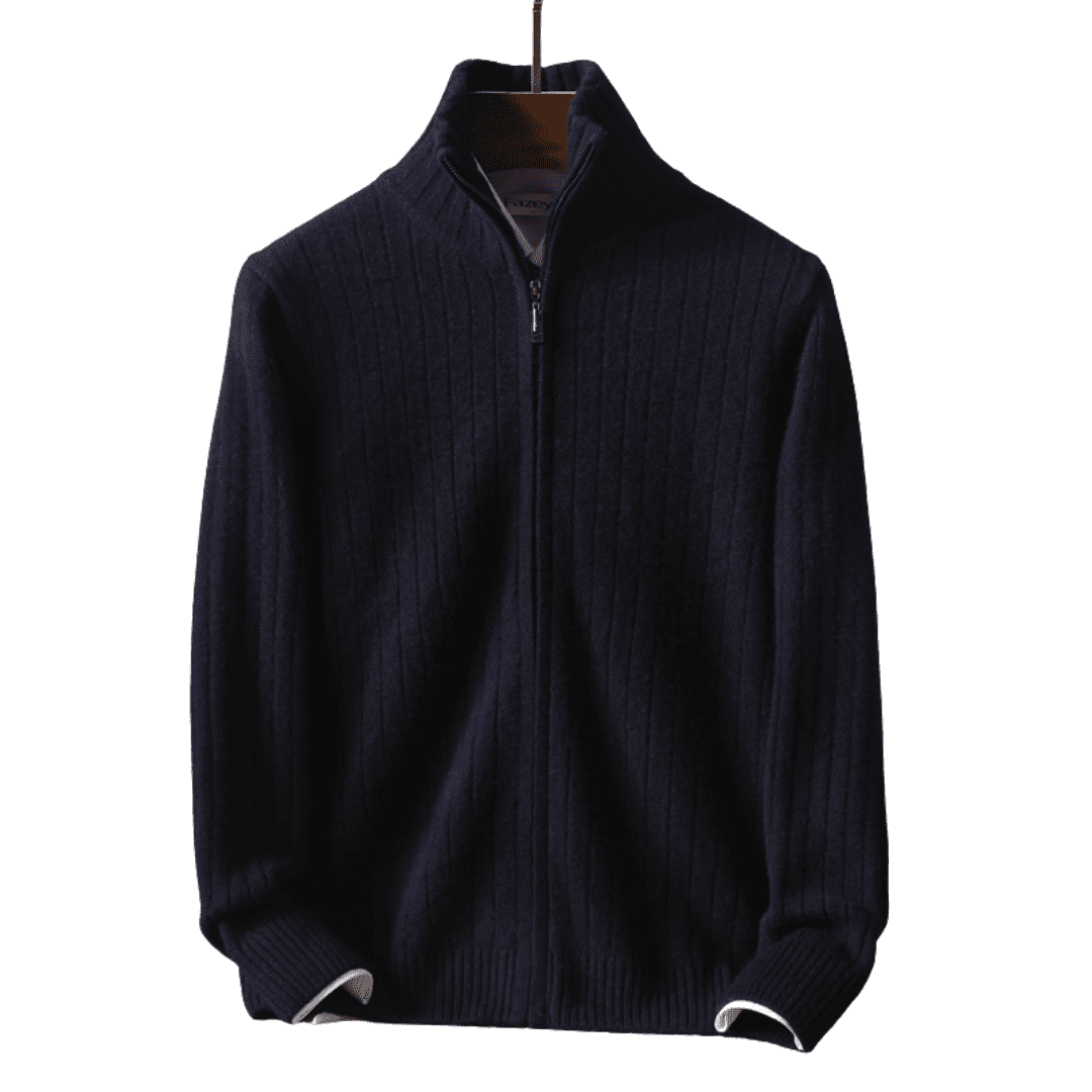 Langford Merino Sweater™ The Westminster Full - Zip - Langford Maison