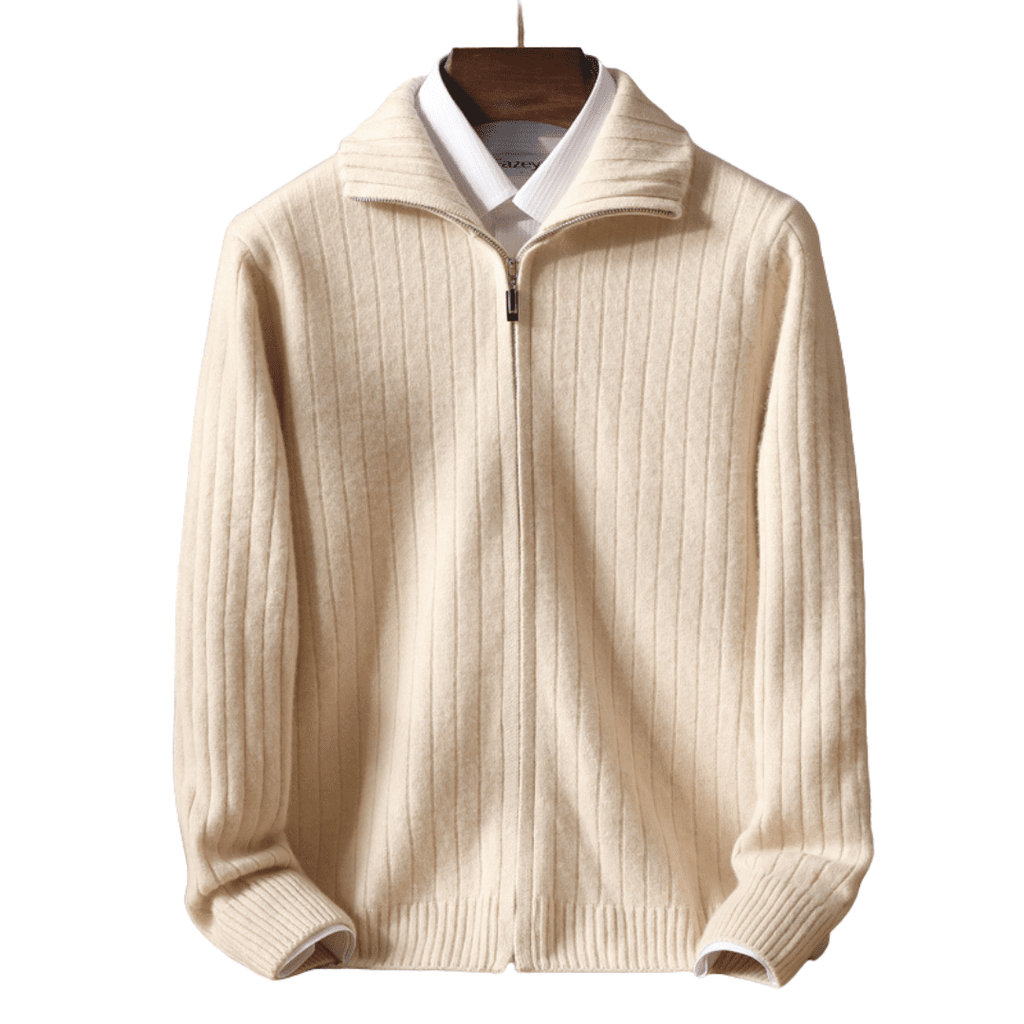 Langford Merino Sweater™ The Westminster Full - Zip - Langford Maison
