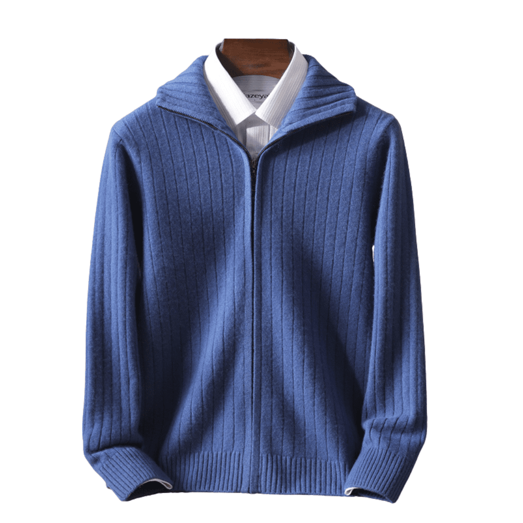 Langford Merino Sweater™ The Westminster Full - Zip - Langford Maison