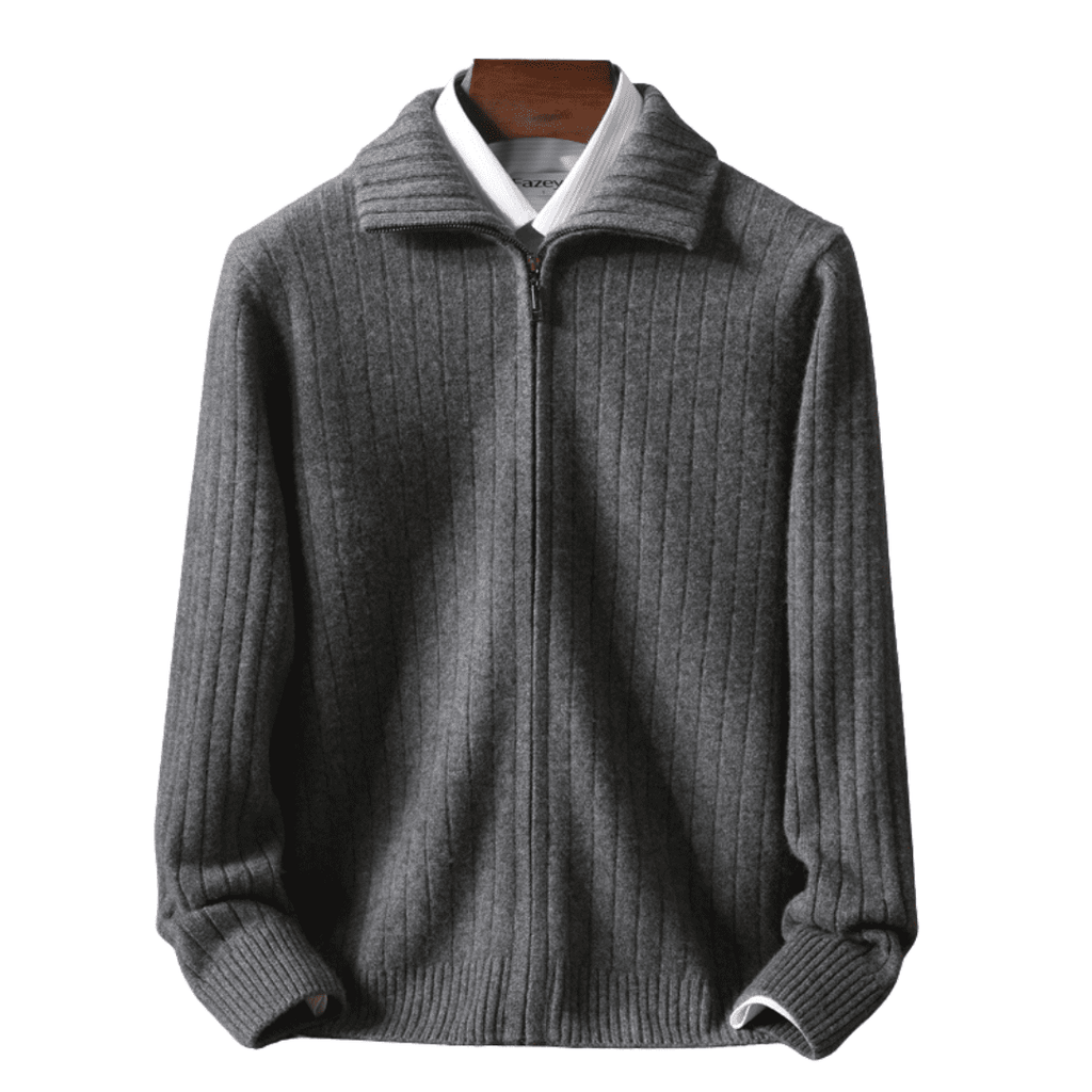 Langford Merino Sweater™ The Westminster Full - Zip - Langford Maison