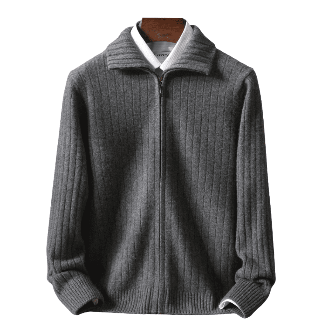 Langford Merino Sweater™ The Westminster Full - Zip - Langford Maison