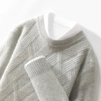 Langford Merino Sweater™ The Windsor Chevron - Langford Maison