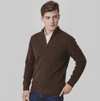 Langford Merino Sweater™ The Windsor Zip - Through - Langford Maison