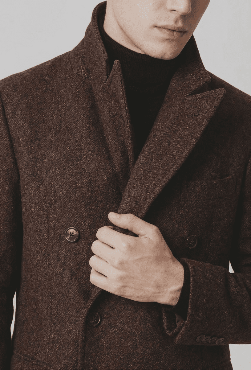 Langford Overcoat™ Windsor Chestnut Wool - Langford Maison