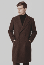 Langford Overcoat™ Windsor Chestnut Wool - Langford Maison