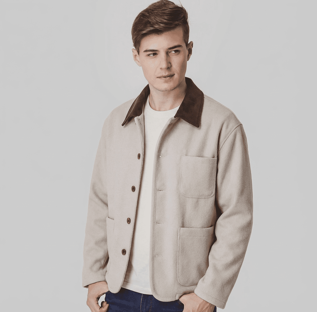 Langford Overshirt™ Clerkenwell Contrast - Collar - Langford Maison