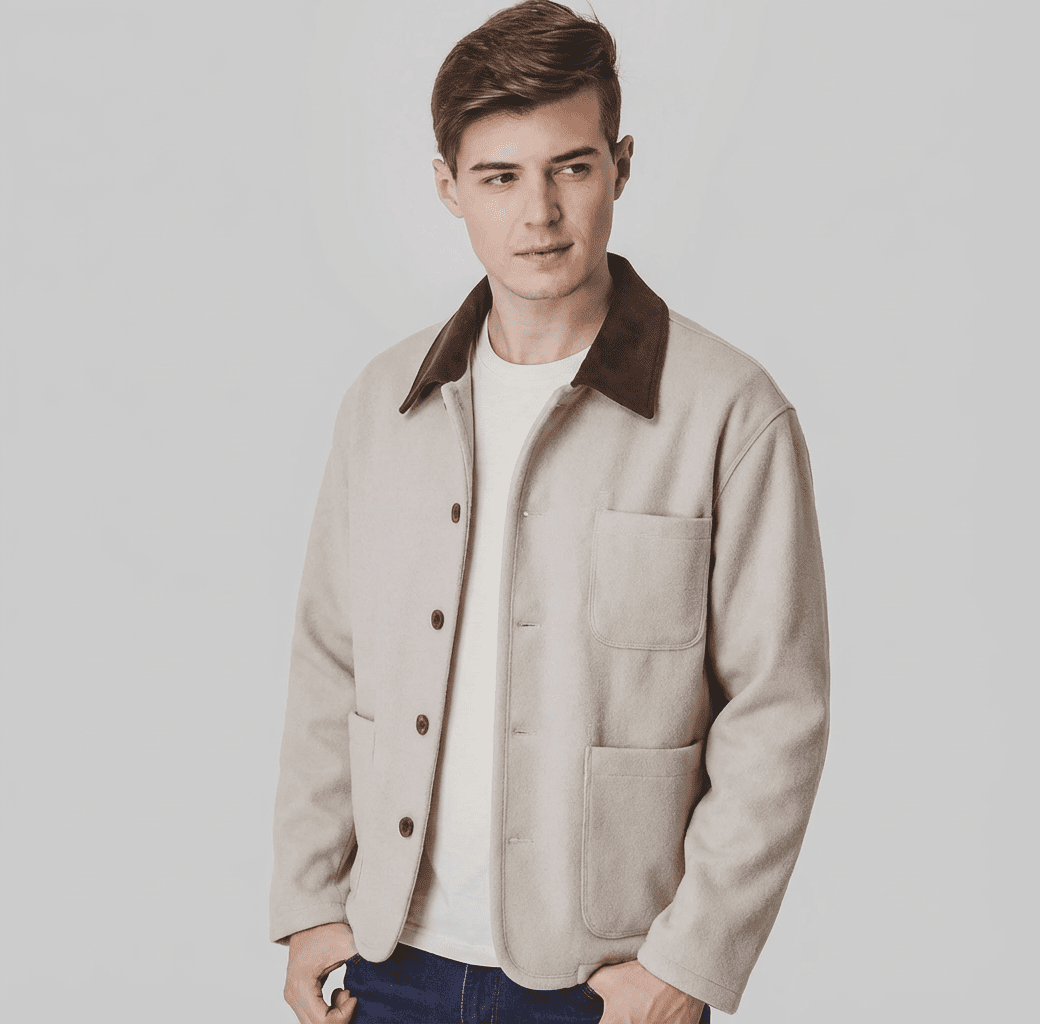 Langford Overshirt™ Clerkenwell Contrast - Collar - Langford Maison