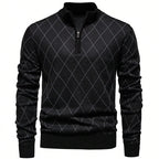 Langford Sweater™ Quilted - Pattern Half - Zip - Langford Maison