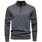 Langford Sweater™ Quilted - Pattern Half - Zip - Langford Maison