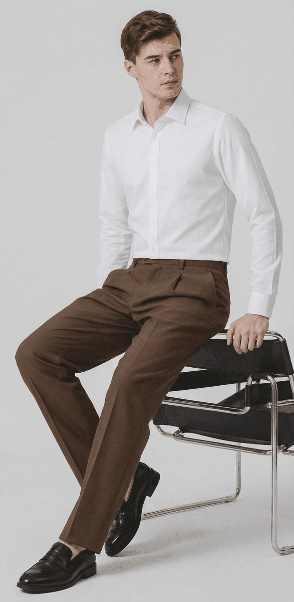 Langford Trousers™ Borough Wide Pleat - Langford Maison